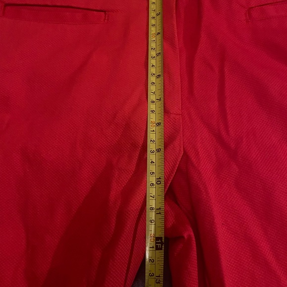 New Short Red Jersey Pant Capri Slit on Legs 10-12 M/L Avon Signature Collection - Picture 6 of 7